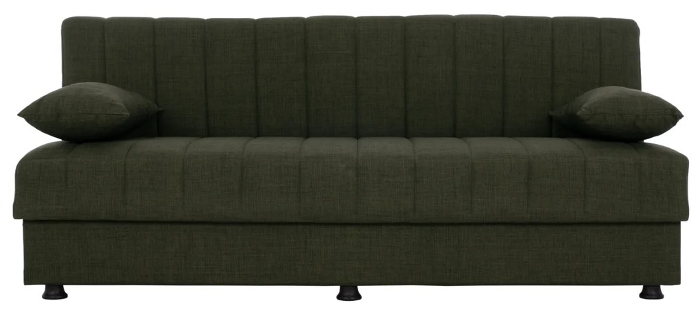 ΚΑΝΑΠΕΣ ΚΡΕΒΑΤΙ ANDRI ΤΡΙΘΕΣΙΟΣ DARK OLIVE HM3239.05 180x72x77 εκ. - 0513686 - HM3239.05