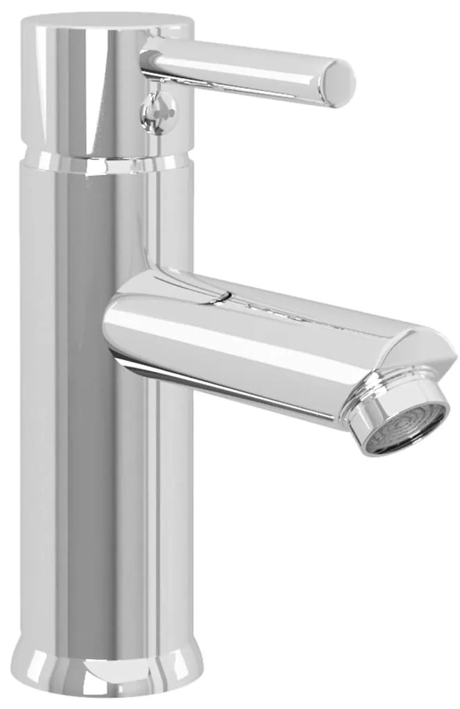 vidaXL Μπαταρία Νιπτήρα Μπάνιου Χρωμέ Φινίρισμα 130 x 176 χιλ.