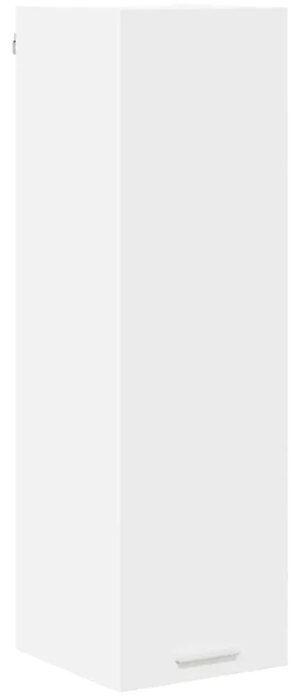 vidaXL Κρεμαστό ντουλάπι Λευκό 30 x 31 x 100 εκ. Επεξεργασμένο ξύλο