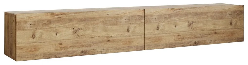 Τραπέζι Tv Ashburn 116, Πεύκο, Με πόρτες, 180x30x32cm