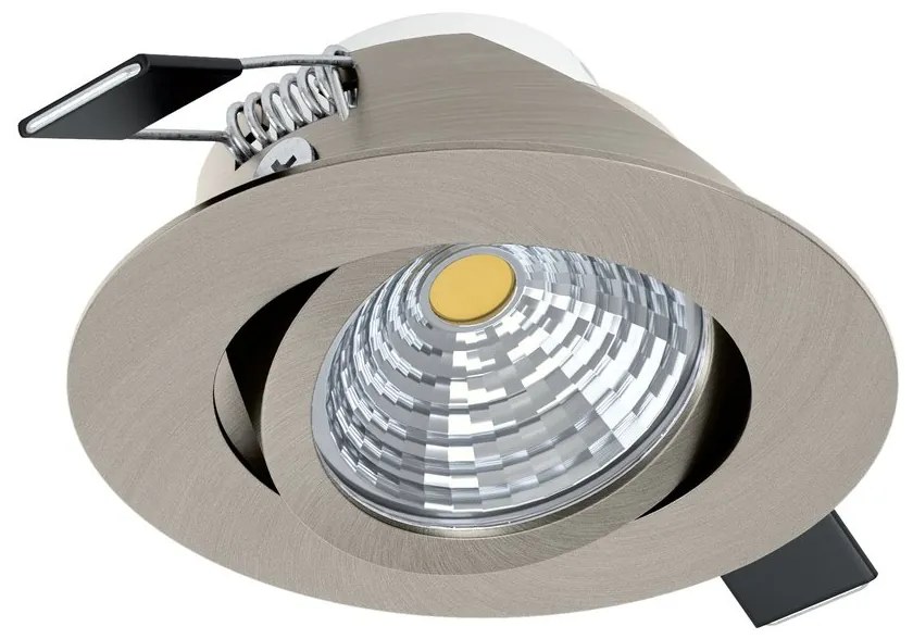 Φωτιστικό Χωνευτό Eglo 98303 SALICETO Νίκελ ματ (Nickel Mat- Satin) 2700K