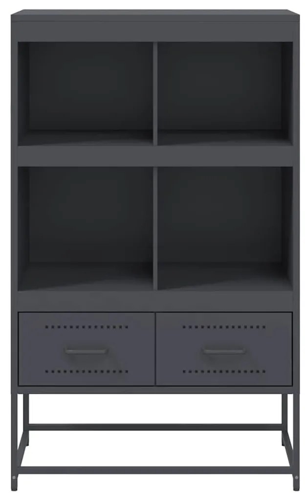 vidaXL Ντουλάπι Ανθρακί 68x39x111,5 εκ. από Χάλυβα