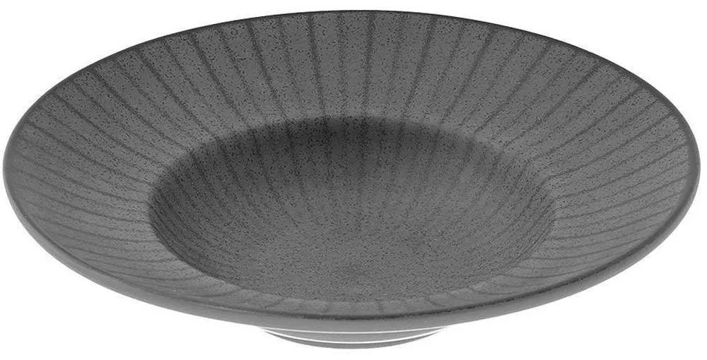 Πιάτο Ζυμαρικών Βαθύ Nordic 07-15718 27cm Black Estia Porcelain