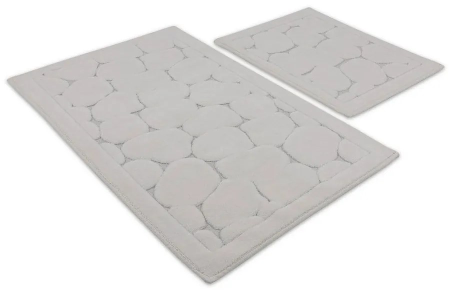 Πατάκια Μπάνιου Lino (Σετ 2τμχ) Ecru L'essentiel Maison 60x100cm 100% Cotton