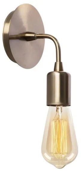 Απλίκα τοίχου Arken Megapap E27 μεταλλική χρυσό vintage 12x12x20εκ. GP052-0175,1-GP052-0175,1-Χρυσό GP052-0175,1