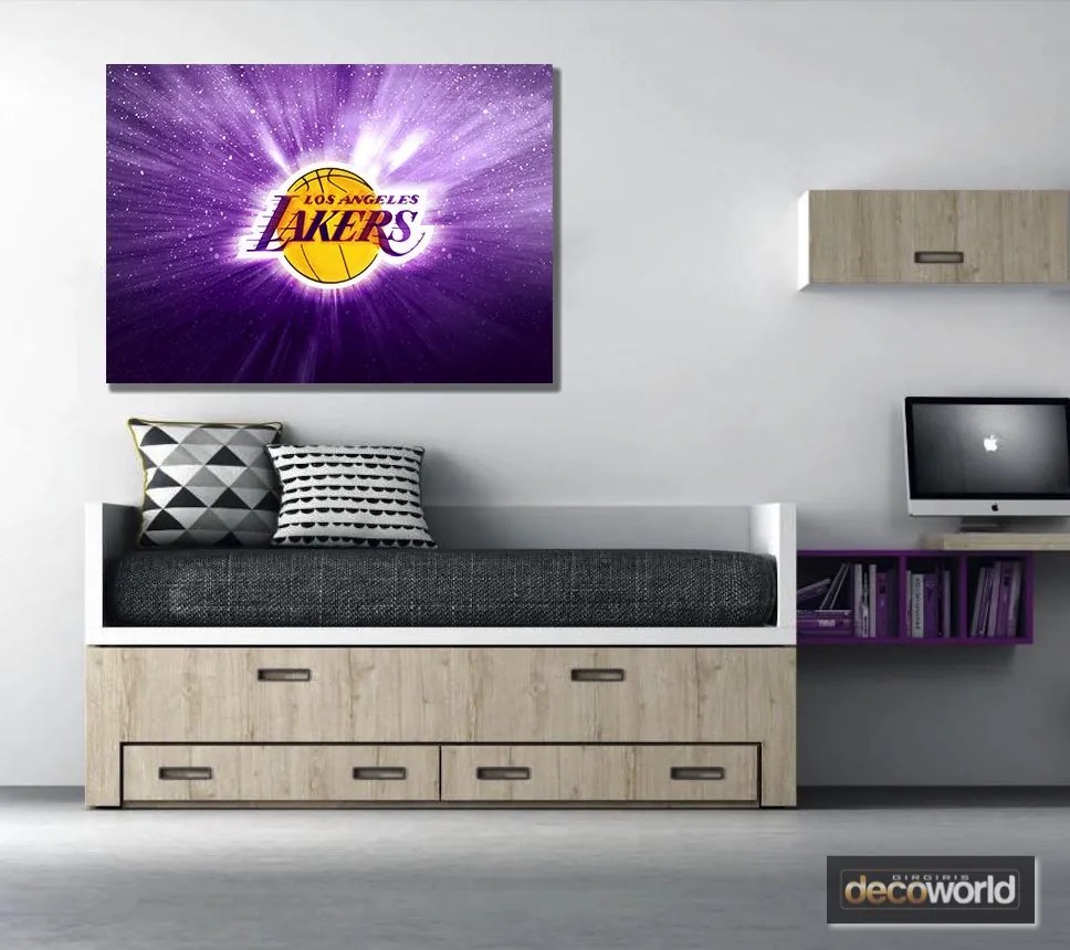 Πίνακας σε καμβά NBA Lakers KNV702 80cm x 120cm