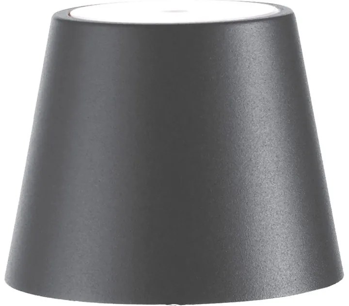 Καπέλο Για Φωτιστικό 11cm IP20 Poldina Zafferano-LD0681N3-Ανθρακί LD0681N3