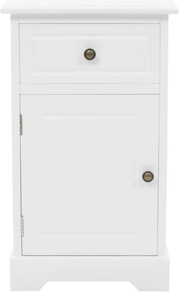 vidaXL Κομοδίνο 35 x 32 x 59 εκ. από MDF και Ξύλο Πεύκου