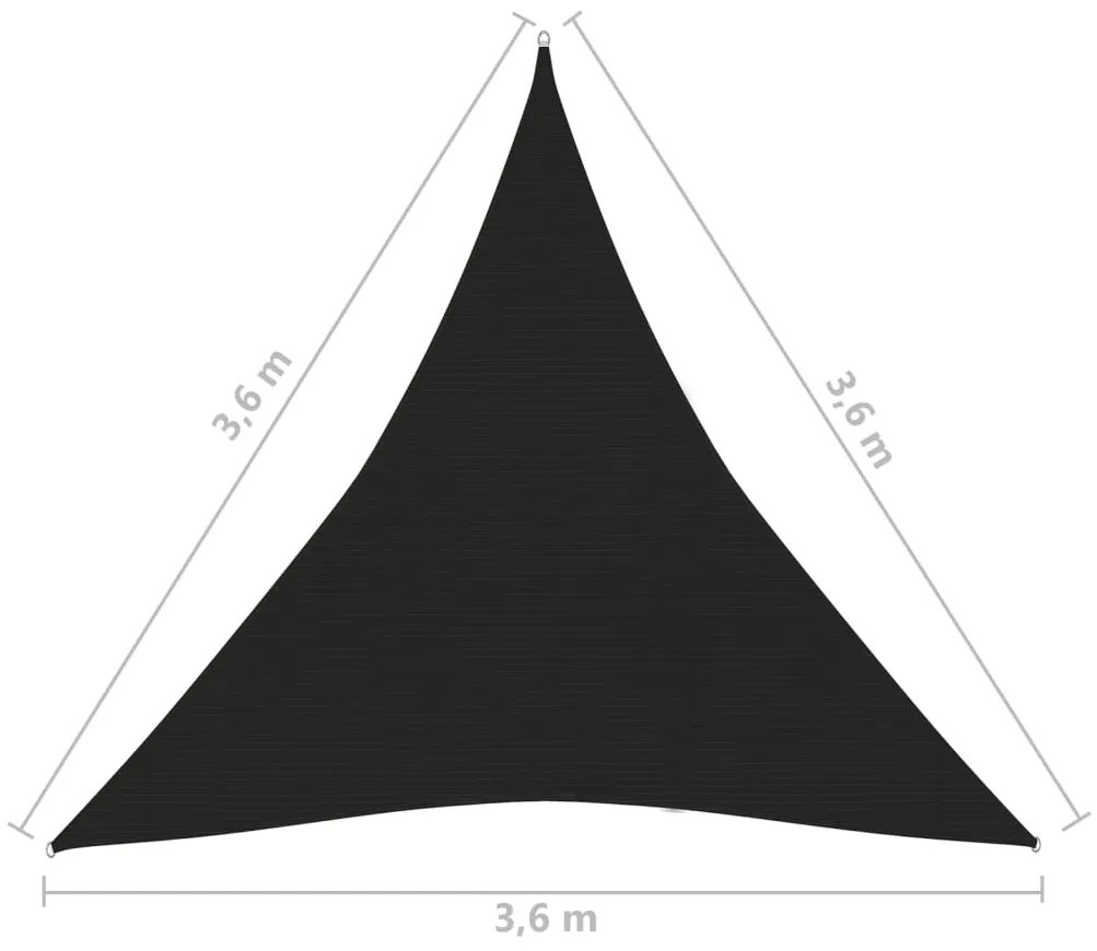 ΠΑΝΙ ΣΚΙΑΣΗΣ ΜΑΥΡΟ 3,6 X 3,6 X 3,6 Μ. ΑΠΟ HDPE 160 ΓΡ./Μ² 311748