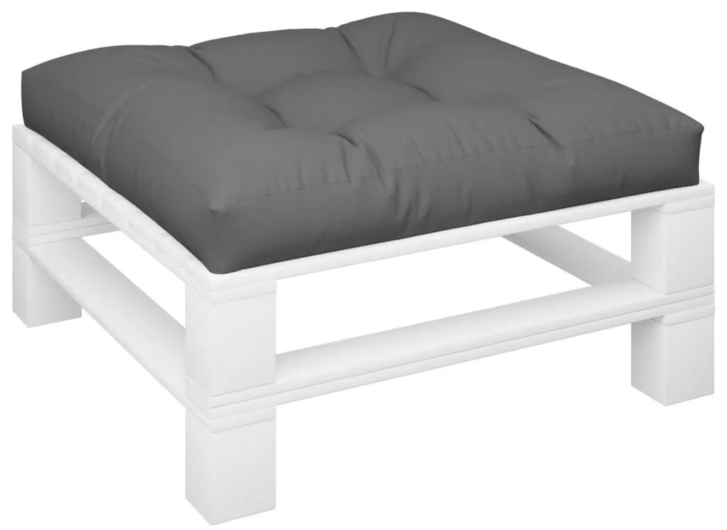 vidaXL Μαξιλάρι Παλέτας Ανθρακί 80 x 80 x 12 εκ. Υφασμάτινο