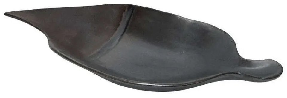 Διακοσμητική Πιατέλα 003-223-084 39,5x19,5x6cm Grey-Brown Ceramic