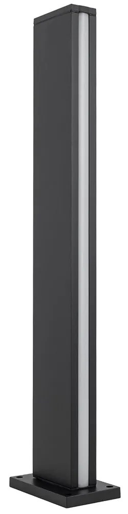 Φωτιστικό Δαπέδου Slit 11376 9.6x15x70cm 12W 3000K 600lm Led Black Nowodvorski