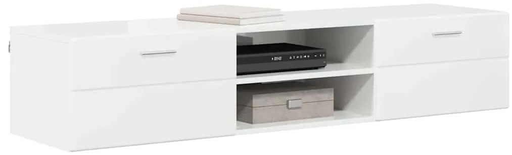vidaXL Ντουλάπι TV με συρτάρι Γκρι σκυροδέματος 150 x 39 x 30 εκ