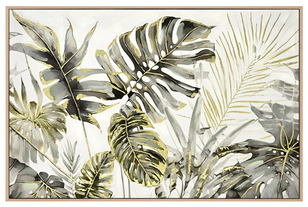 Πίνακας Τοίχου Tropico Κορνίζα Μπεζ-Καμβάς Εκτύπωση 102x4,5x72Yεκ.