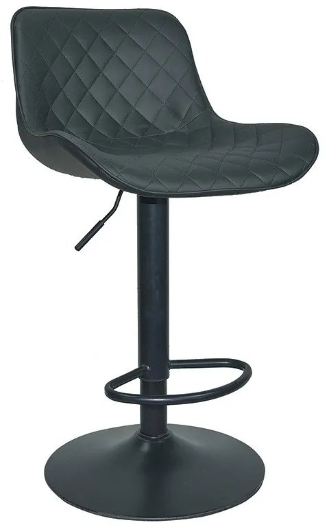 Σκαμπό Μπάρ Bar94 Black Pu 48x50x107.5εκ Το προϊόν πωλείται ως σετ 2 τεμαχιων