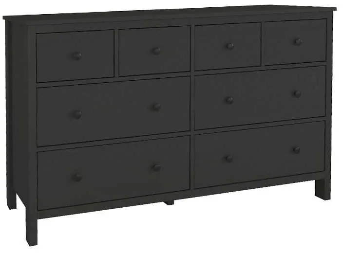 Συρταριέρα - Μπουφές Sabina Megapap χρώμα ανθρακί 160x50x96εκ.