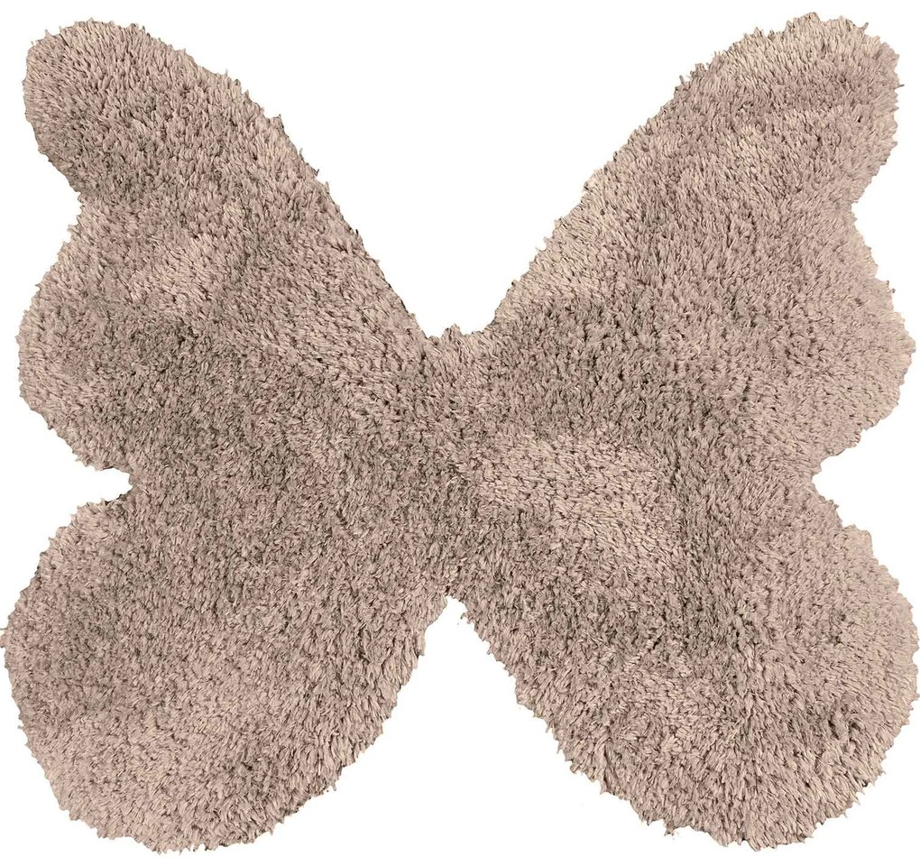 Παιδικό Χαλί BROWN SHADE BUTTERFLY 120 x 120 εκ.