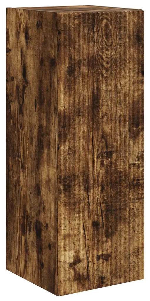 vidaXL Σετ τοίχου για τηλεόραση 4 pcs Καπνιστό Δρύς Επεξεργασμένο ξύλο