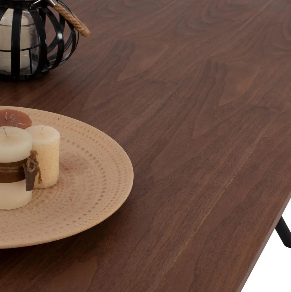 ΣΕΤ ΤΡΑΠΕΖΑΡΙΑΣ 7ΤΜΧ ΤΡΑΠΕΖΙ MDF ME ΚΑΠΛΑΜΑ ΚΑΡΥΔΙΑΣ & ΚΑΡΕΚΛΕΣ TRIANA ΓΚΡΙ