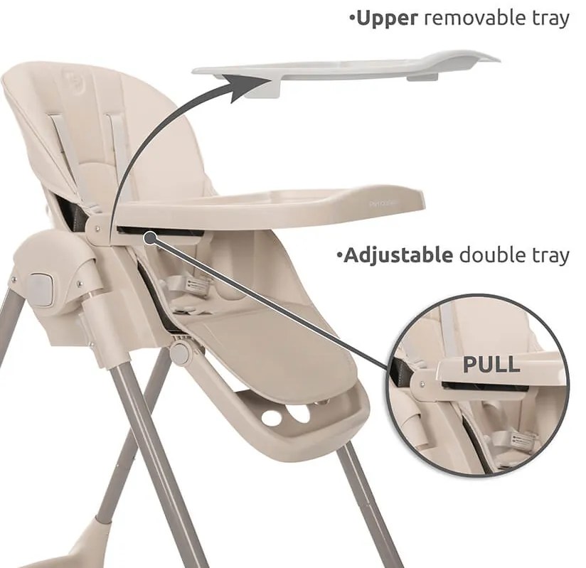 Καρεκλάκι φαγητού PRIMAPAPA Beige 10100542507 LorellI