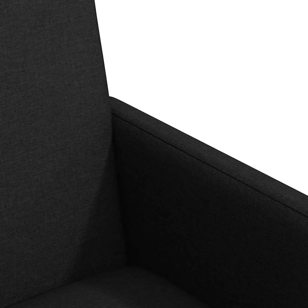 vidaXL Καρέκλες φαγητού με τροχούς 2 pcs Μαύρο 57 x 66 x 94 εκ ύφασμα