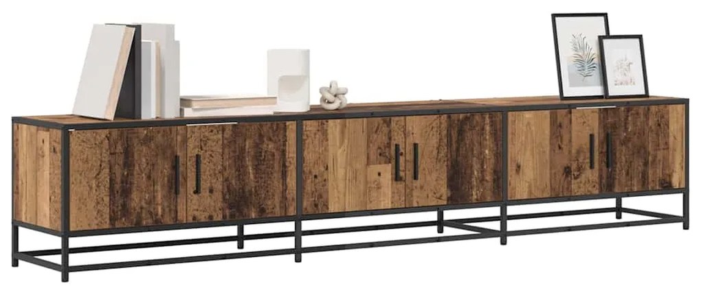 vidaXL Ντουλάπι TV Παλαιό ξύλο 210 x 35 x 41 εκ Επεξεργασμένο ξύλο