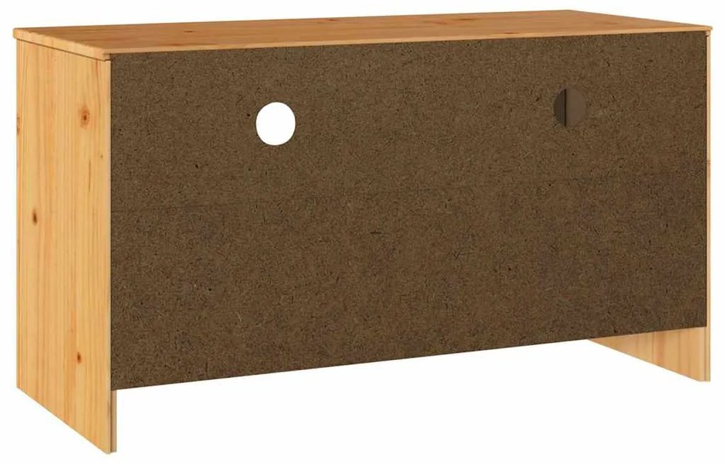 vidaXL Τηλεοπτική Βάση Καφέ 99 x 43 x 55 εκ. Μασίφ ξύλο πεύκου