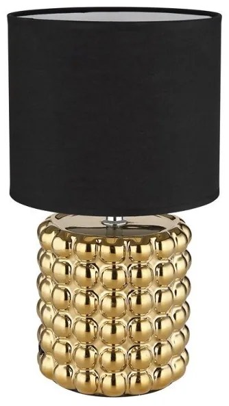 Επιτραπέζιο Φωτιστικό E14 Φ18,5 Valentino Globo Lighting-21626-Μαύρο-Χρυσό 21626