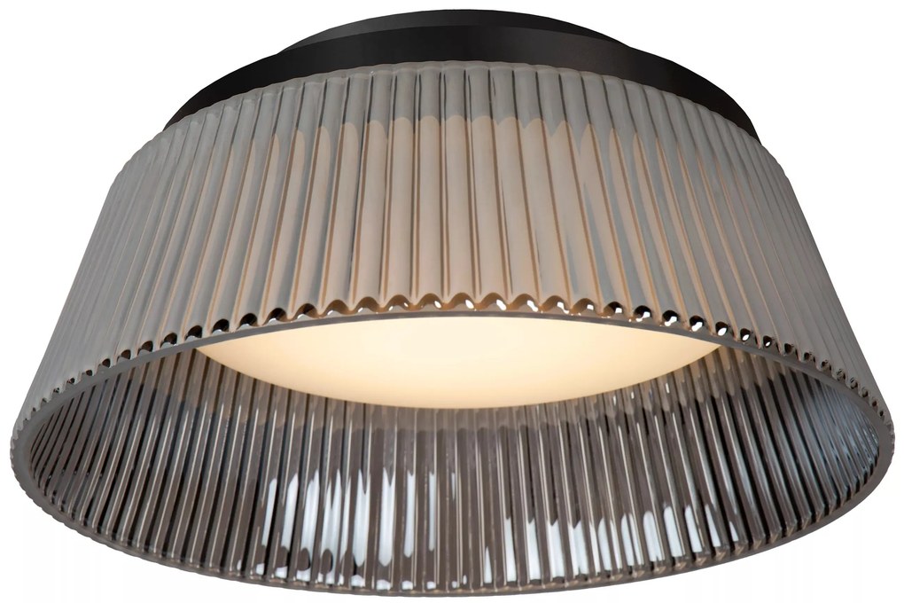 Φωτιστικό Οροφής Lucide 25115-35-65 VIXI Φυμέ (Smoke)|Μαύρο Ματ (Black Mat) 2900 K
