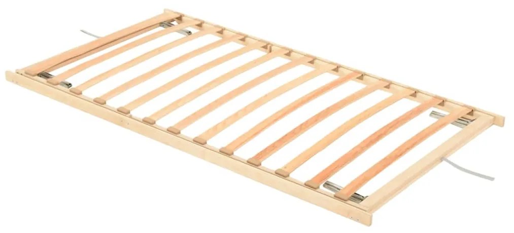 vidaXL Τελάρο Κρεβατιού 13 Σανίδες 120x200εκ Ρυθ. Τμήμα Κεφαλ./Ποδιών