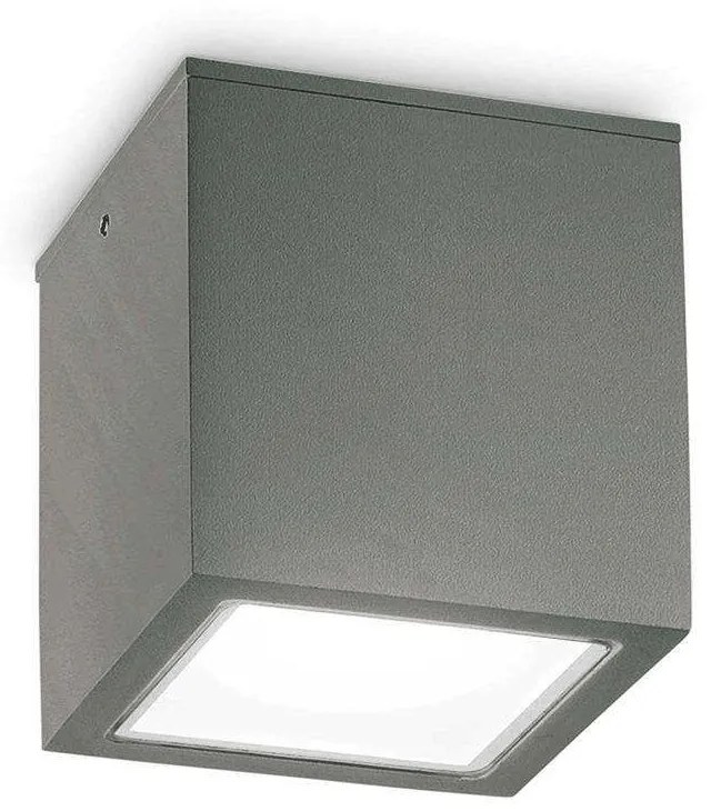 Φωτιστικό Οροφής - Σποτ Techo 251516 15x15x16cm 1xGU10 20W Anthracite Ideal Lux