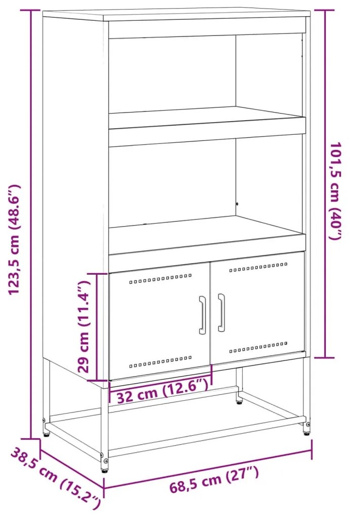 ΈΠΙΠΛΟ ΤΗΛΕΟΡΑΣΗΣ ΑΝΘΡΑΚΙ 100,5X39X60,5 ΕΚ. ΑΠΟ ΑΤΣΑΛΙ 846514