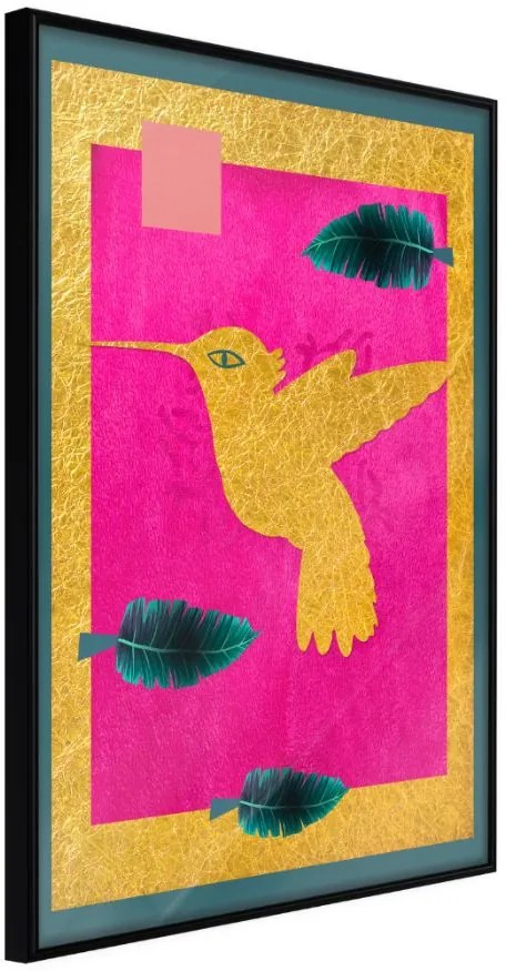 Αφίσα - Native American Hummingbird - 30x45 - Μαύρο - Χωρίς πασπαρτού