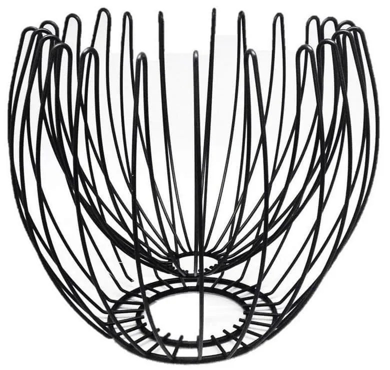 Φρουτιέρα Με Διπλό Τοίχωμα Mtt310 28.5cm Black Espiel Metal