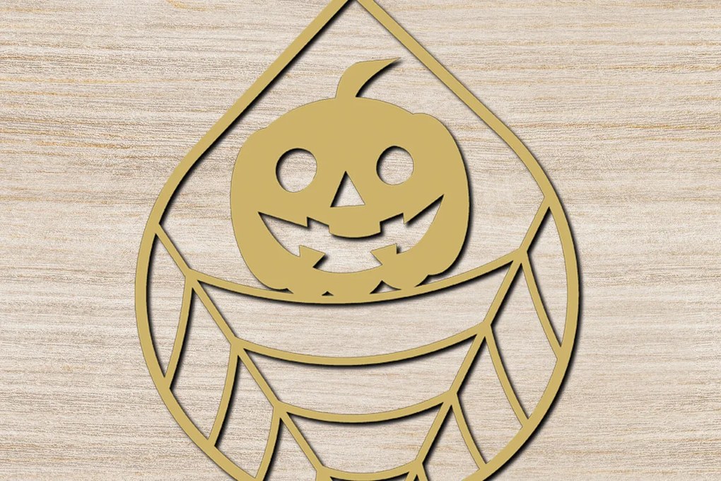 Σετ των 3 Intra απο ξύλο plywood  Χρώμα wenge 3mm-4mm πάχος - με λέιζερ αποκριάτικα σκουλαρίκια 29 Δίασταση 3x3 cm INTRAFABR-36870783