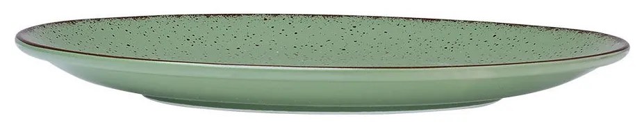 Πιάτο Ρηχό Πορσελάνινο Terra Green 27cm - Estia