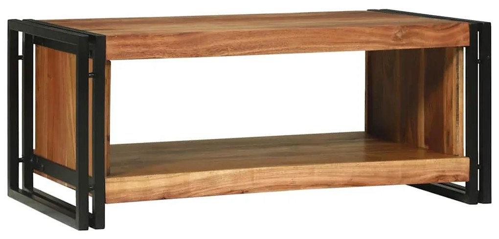 vidaXL Τραπεζάκι σαλονιού Καφέ 90 x 50 x 38 εκ Στερεό Ξύλο Ακακίας