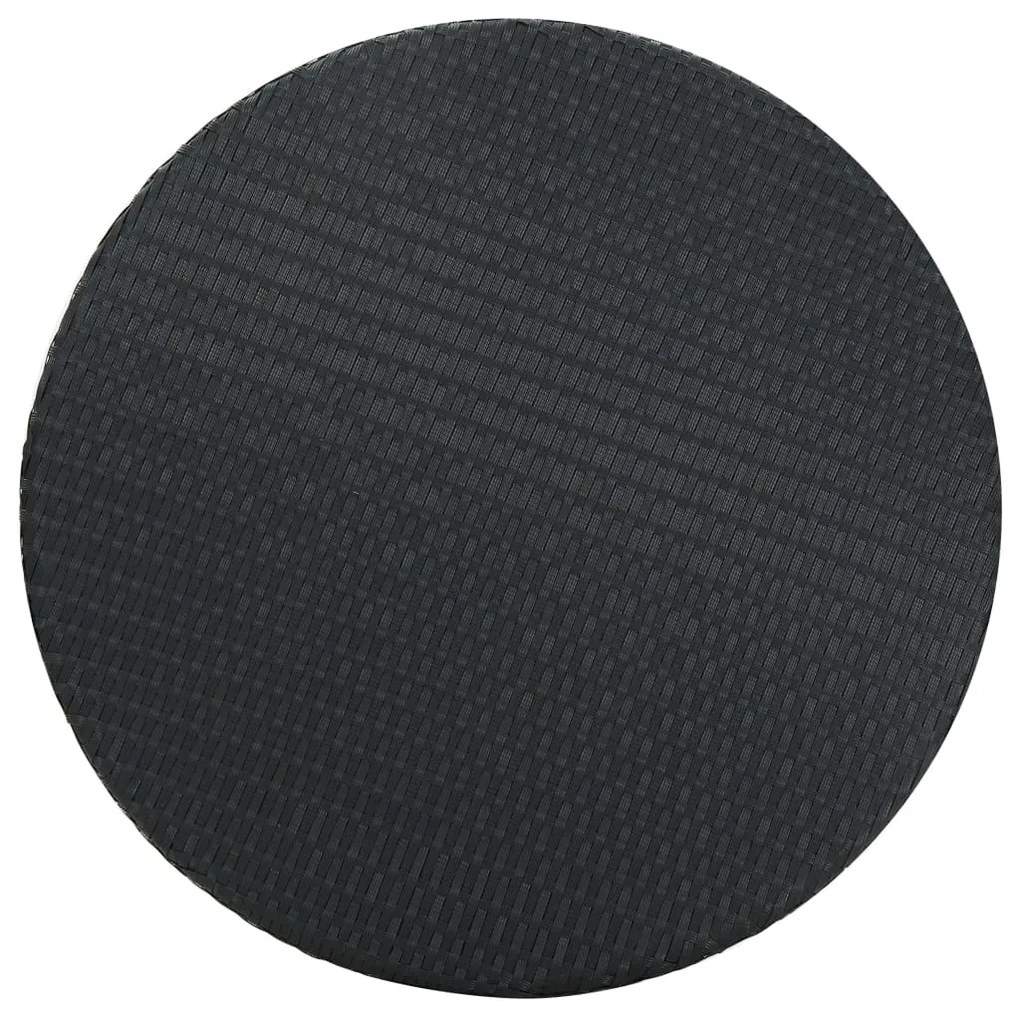 vidaXL Σετ Επίπλων Μπαρ Κήπου 5 τεμ. Μαύρο Συνθετ. Ρατάν