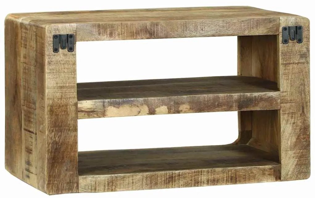 vidaXL Έπιπλο Τηλεόρασης Καφέ 60 x 32 x 36 εκ. Μασίφ ξύλο μάνγκο
