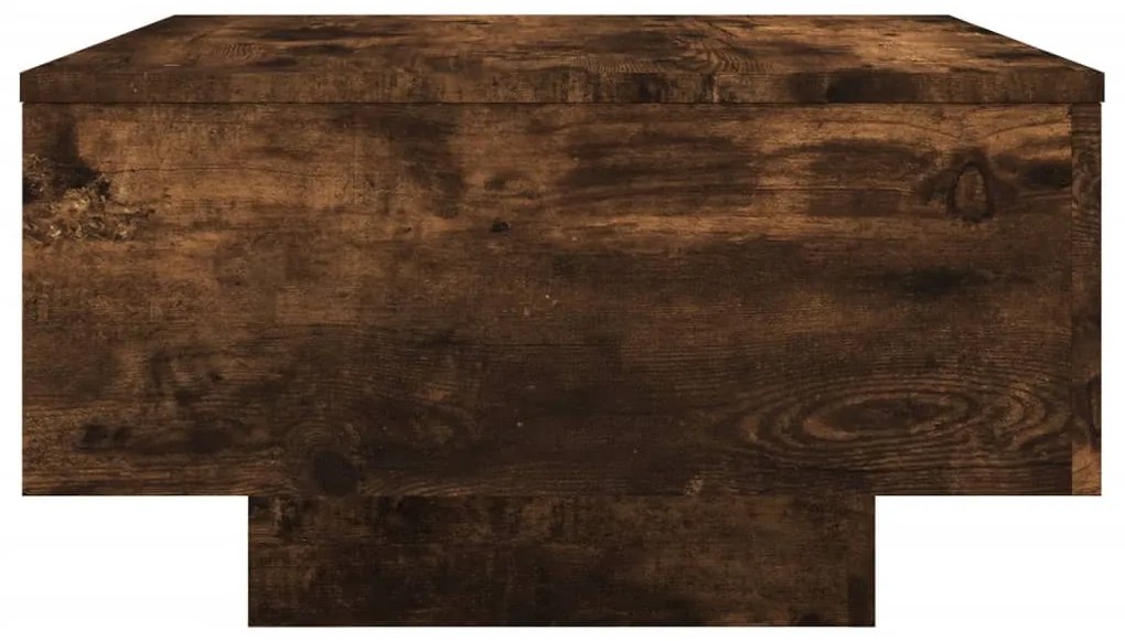 vidaXL Τραπεζάκι Σαλονιού Καπνιστή Δρυς 55x55x31 εκ. Επεξεργασμ. Ξύλο