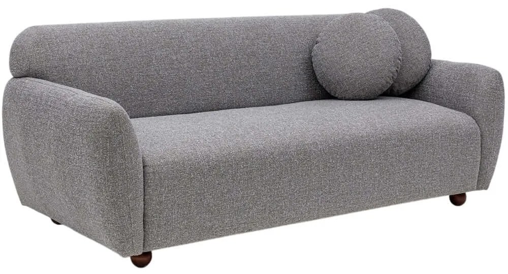 Καναπές Τριθέσιος Eddy 560ARE1346 223x83x86cm Light Grey