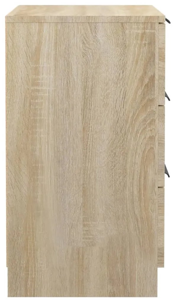 vidaXL Κομοδίνο Sonoma Δρυς 40 x 36 x 65 εκ.