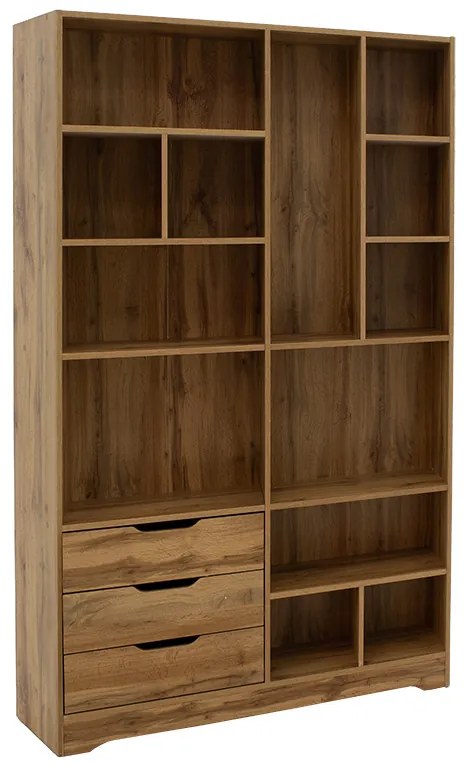 Βιβλιοθήκη Lucinda sonoma 120x29.8x180.5εκ Υλικό: CHIPBOARD 049-000067