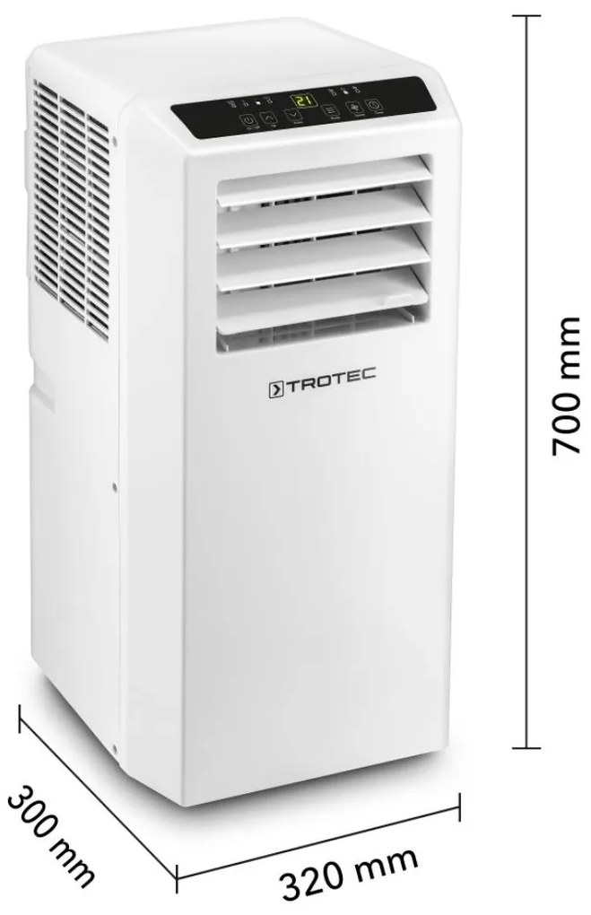 TROTEC BTU – PAC 2610 S Φορητό Κλιματιστικό Germany 9000 Ψύξης