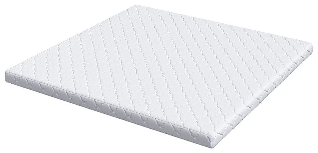 vidaXL Στρώμα Λευκό 200 x 200 cm Pěna