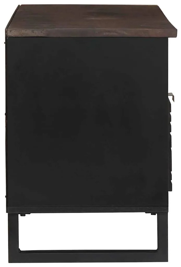 vidaXL Ντουλάπι Τηλεόρασης Καφέ 105 x 33 x 46 εκ. Μασίφ ξύλο μάνγκο