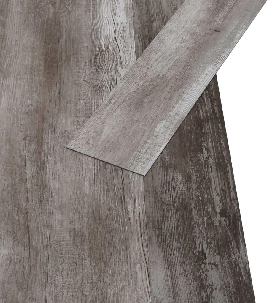 vidaXL Δάπεδο Αυτοκόλλητο Καφέ Ματ Ξύλο 5,21 μ² / 2 χιλ. από PVC