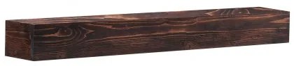 VEVOR Fireplace Mantel Wood Shelf Floating Rustic Fireplace Mantel 48" Brown