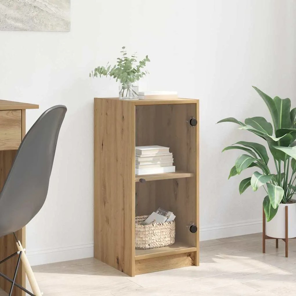 Πλαϊνό γραφείο artisan δρυς 35 x 37 x 76 εκ Επεξεργασμένο ξύλο