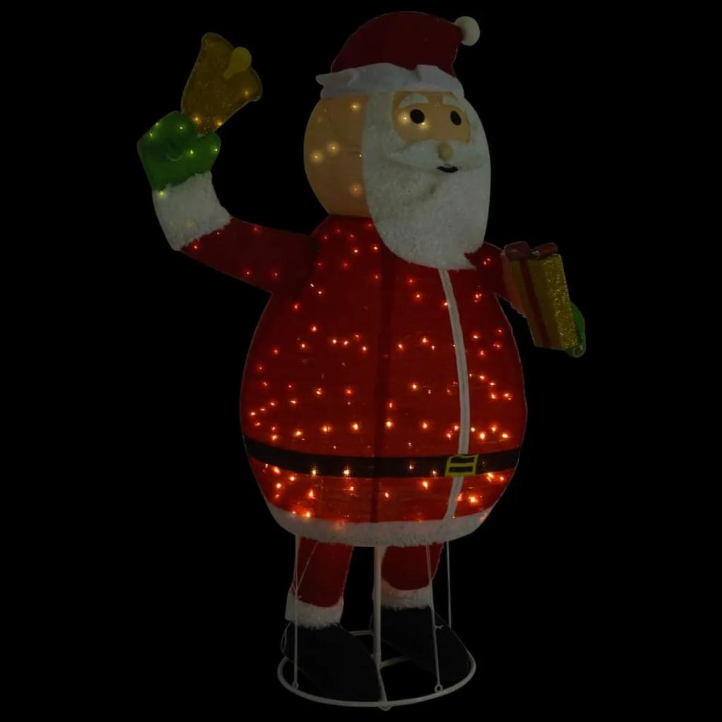 vidaXL Άγιος Βασίλης Χριστουγεννιάτικη Φιγούρα LED 180 εκ. Πολυτελές Ύφασμα